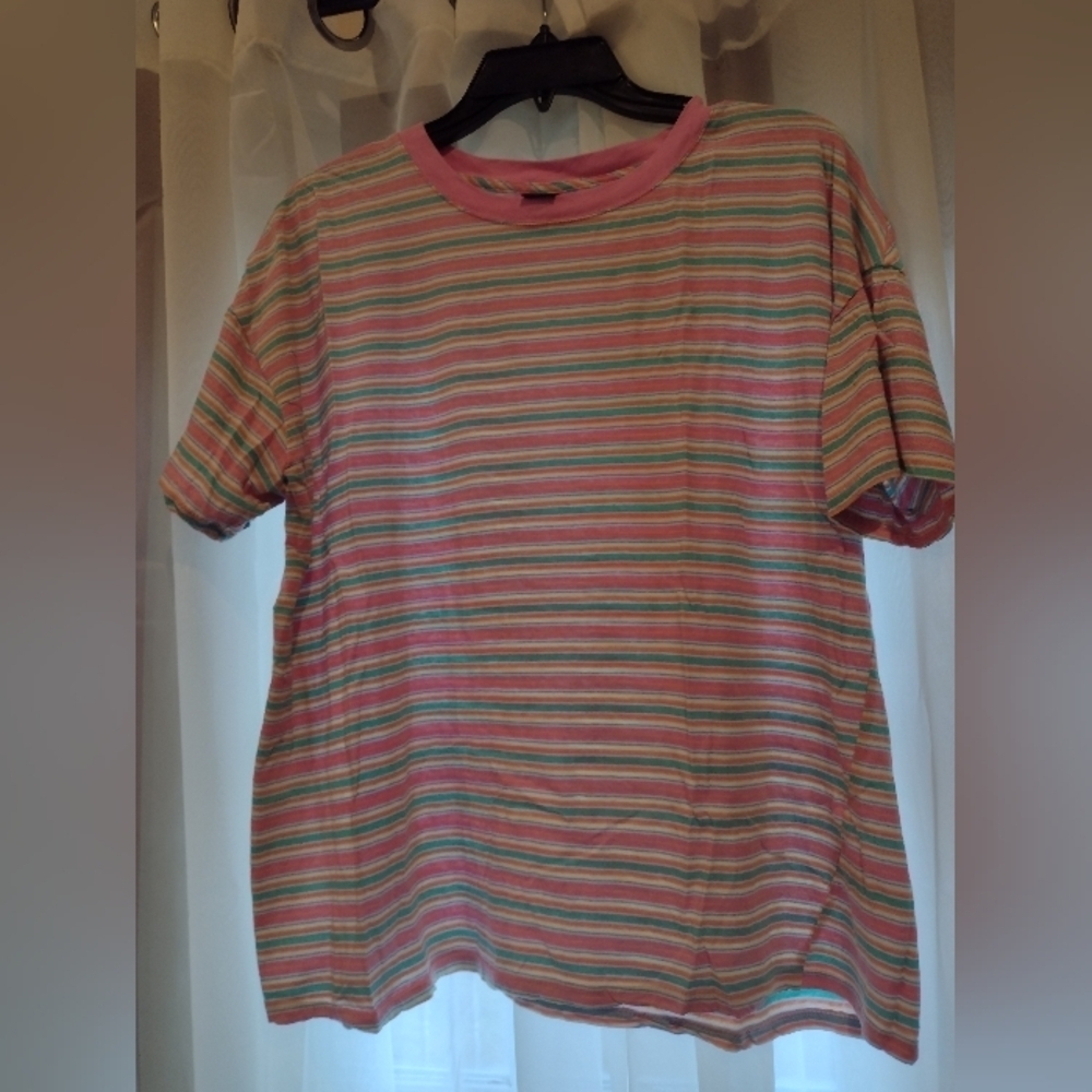 Wild Fable Pink Striped Tee